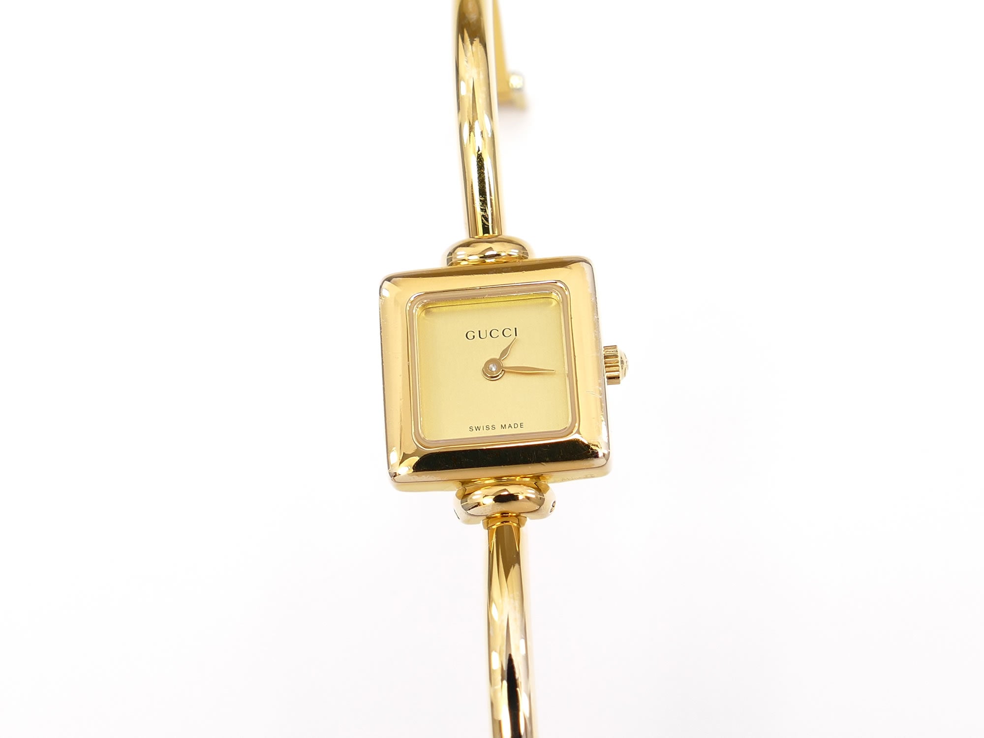 Gucci 1900L Square Champagne Dial
