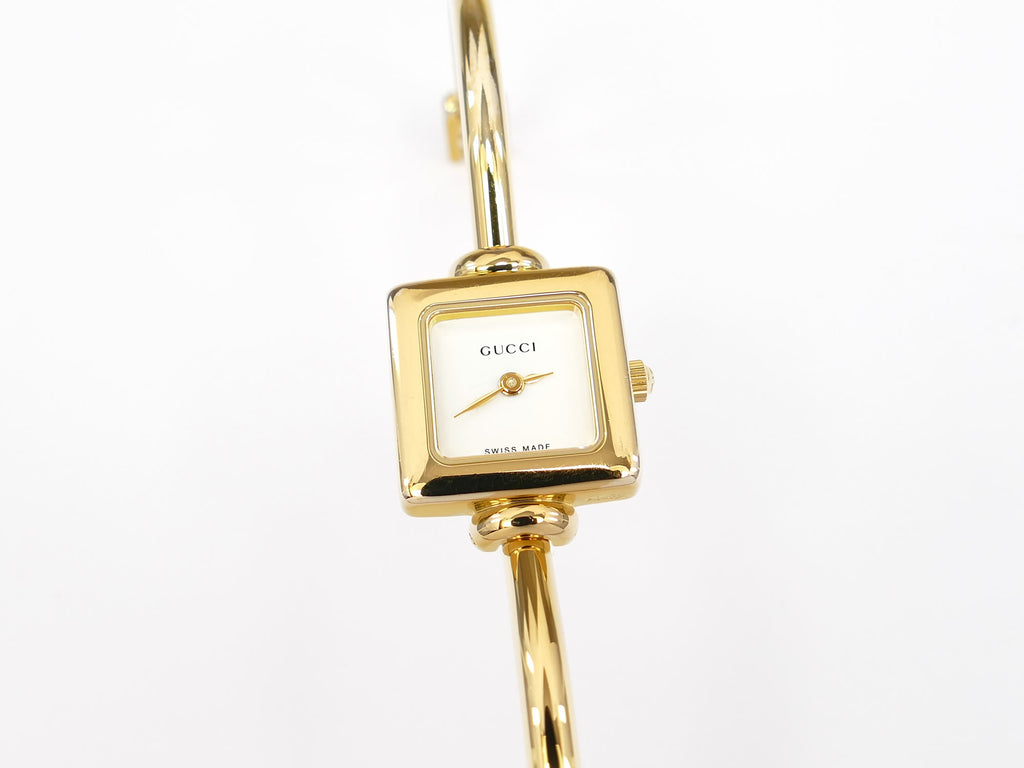 Gucci 1900L White Dial 18k Gold Plated
