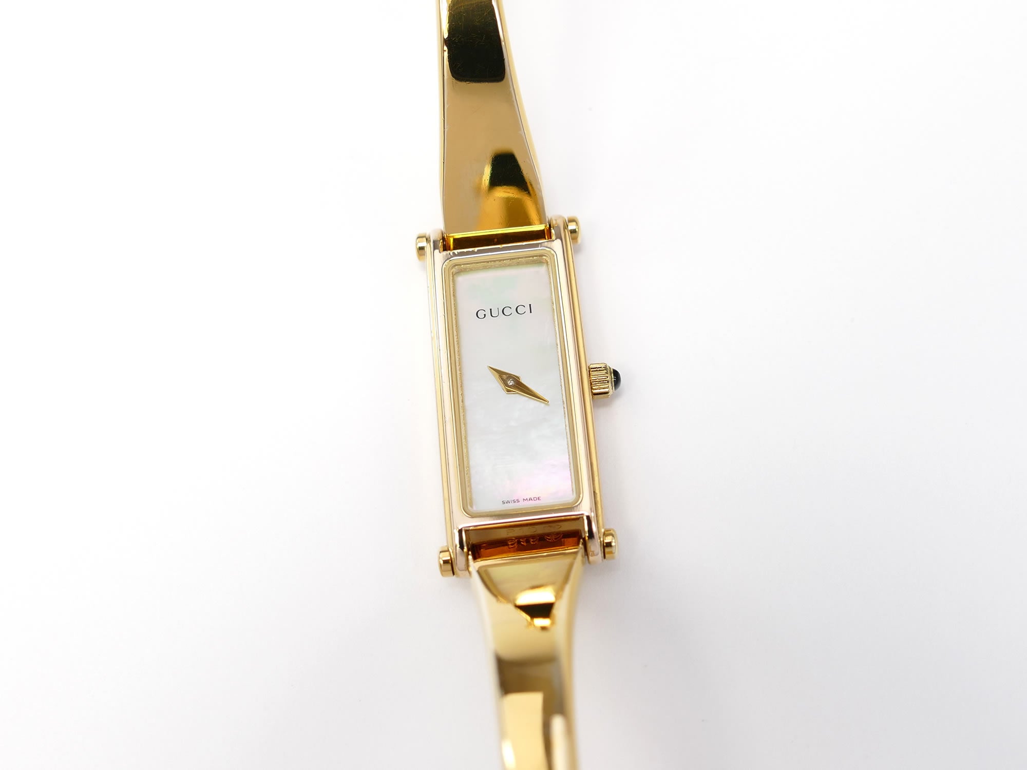 Gucci 1500L White Mother of Pearl Dial 