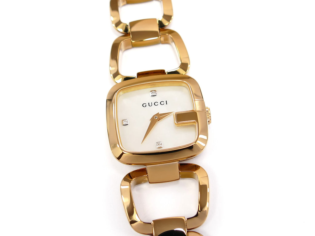Gucci G 125.5 White Rose Gold