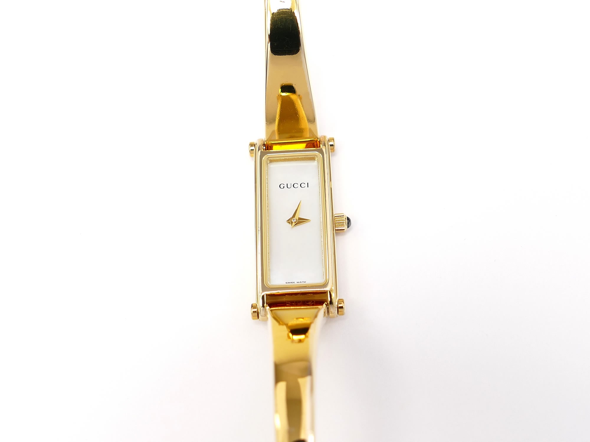 Gucci 1500L White Mother of Pearl Dial 
