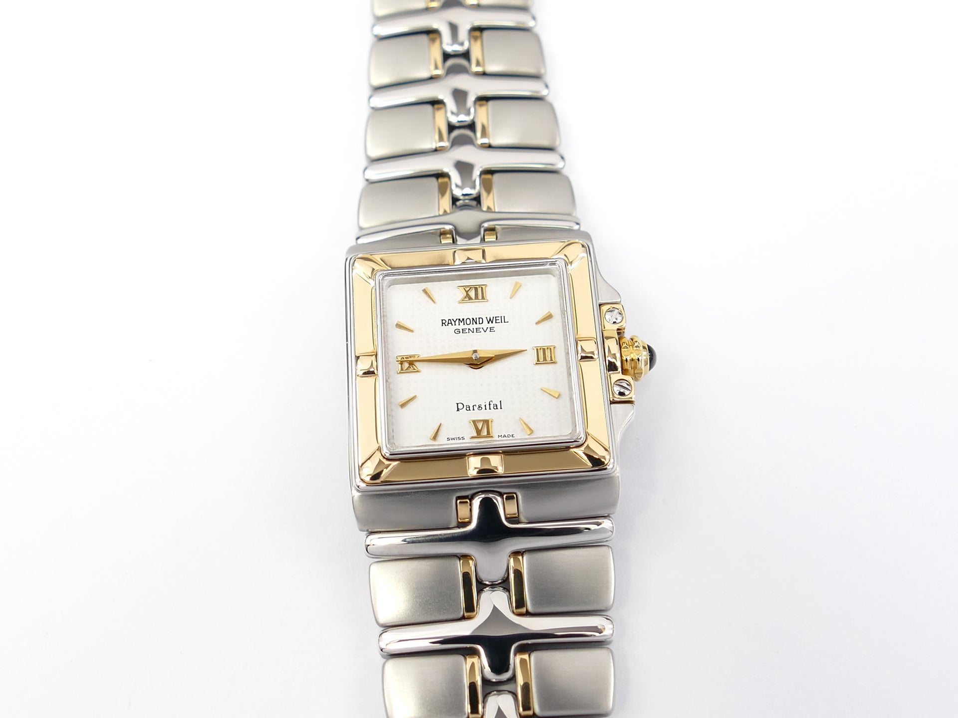 Raymond Weil Parsifal 9790 White Dial with 18k Solid Gold – SWWatches