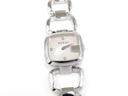 Gucci G 125.5 White Mother of Pearl with 3 Diamonds