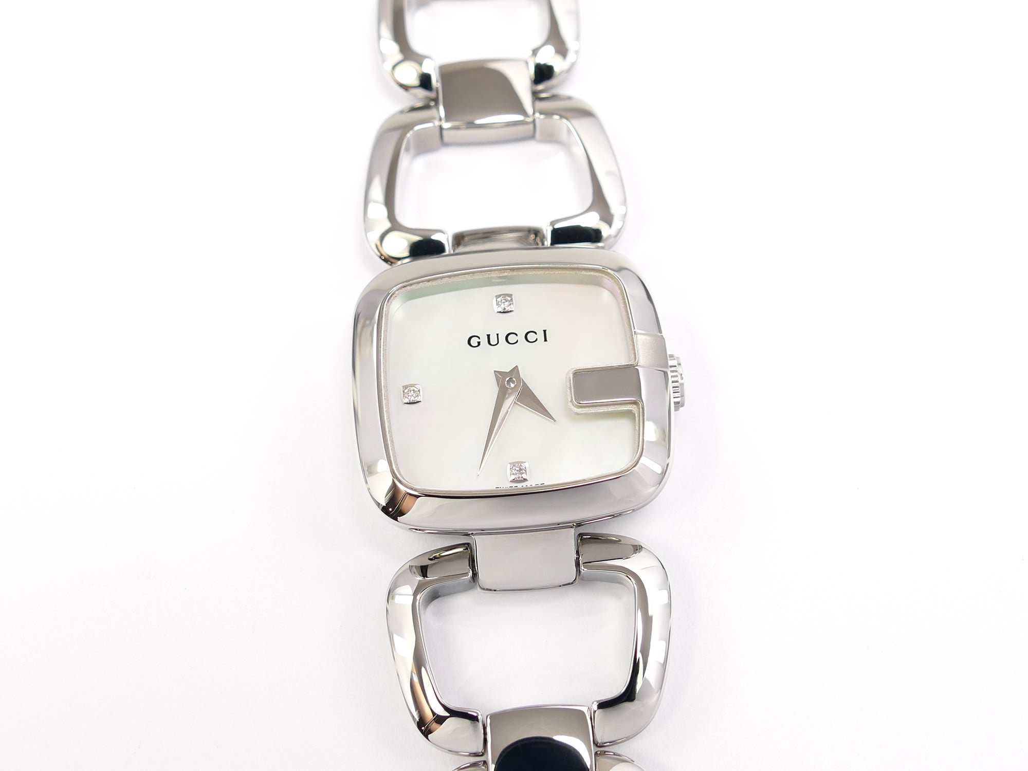 Gucci G 125.5 White Mother of Pearl