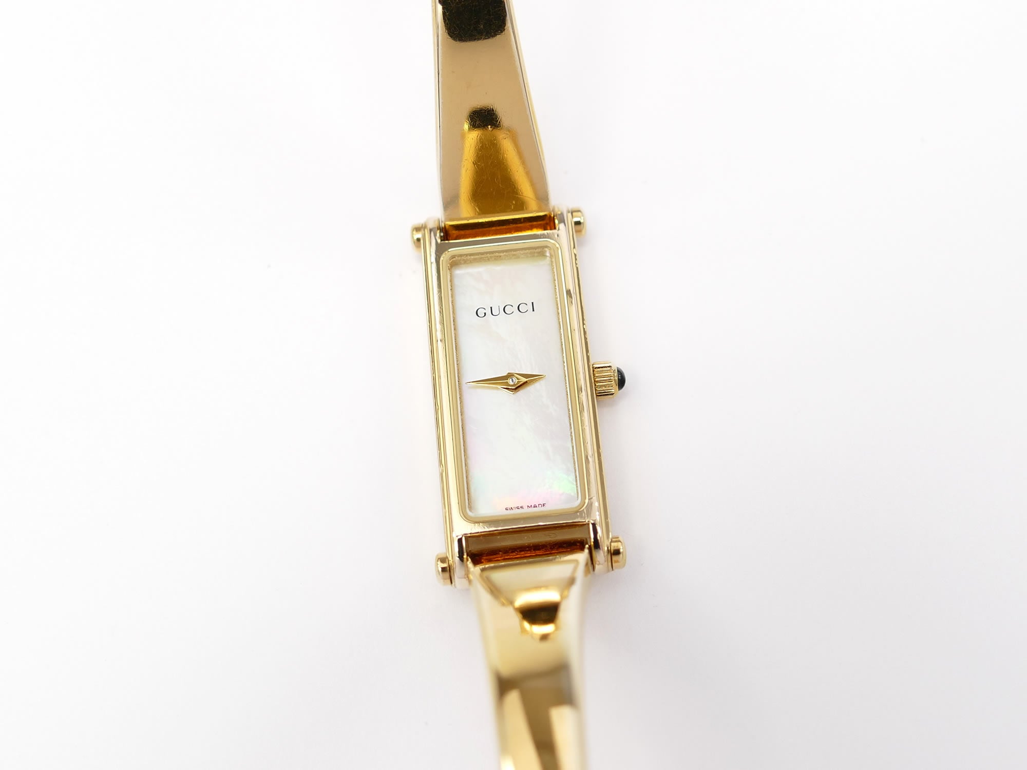 Gucci 1500L White Mother of Pearl Dial