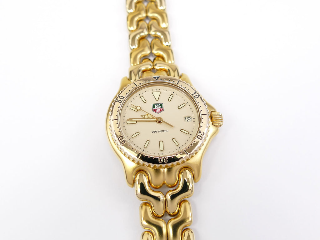 TAG Heuer SEL S94.713M/E Cream Dial 18k Gold Plated