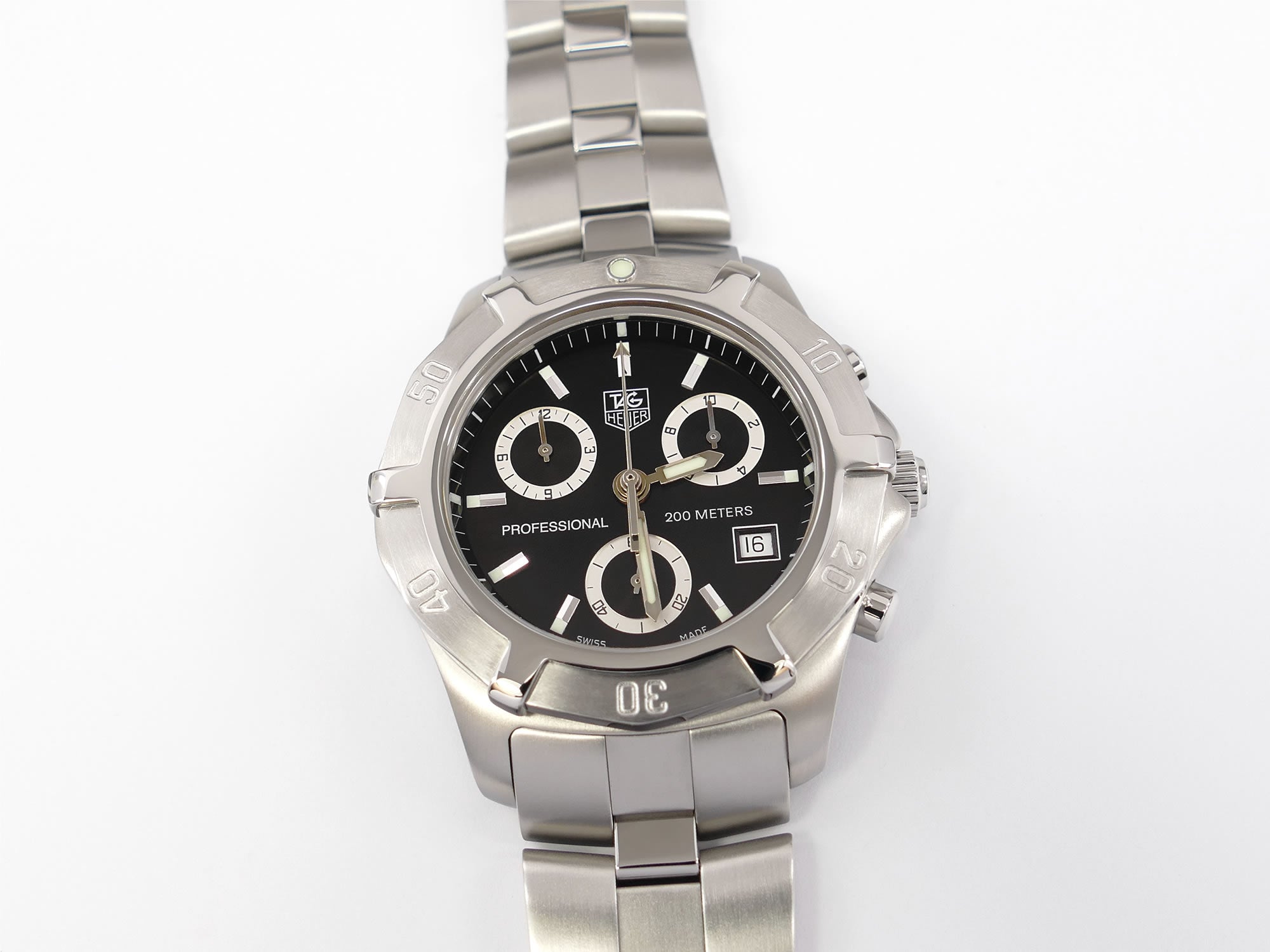 TAG Heuer 2000 Exclusive CN111F Black Dial Chronograph