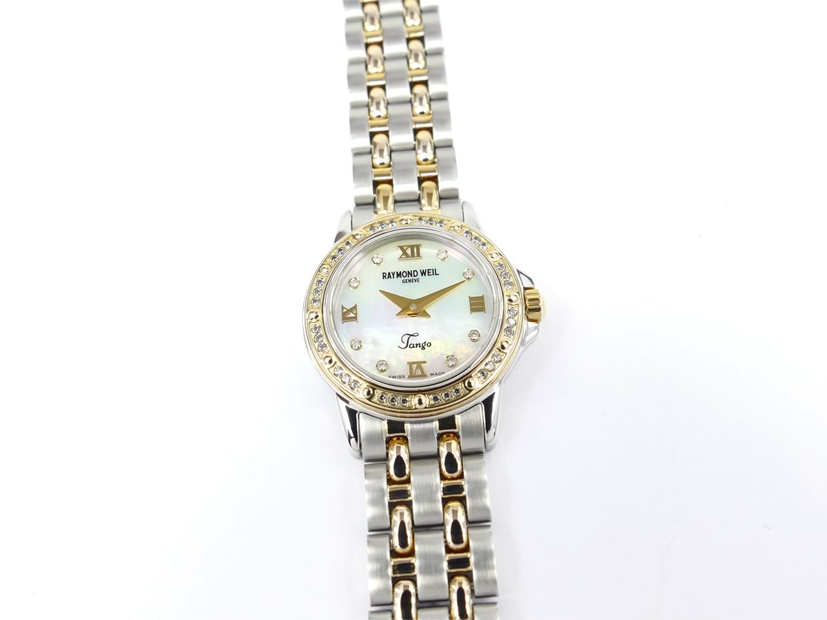 Raymond Weil Tango White Mother of Pearl Dial 5860