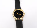 Gucci 3000M Black Dial 18k Gold Plated