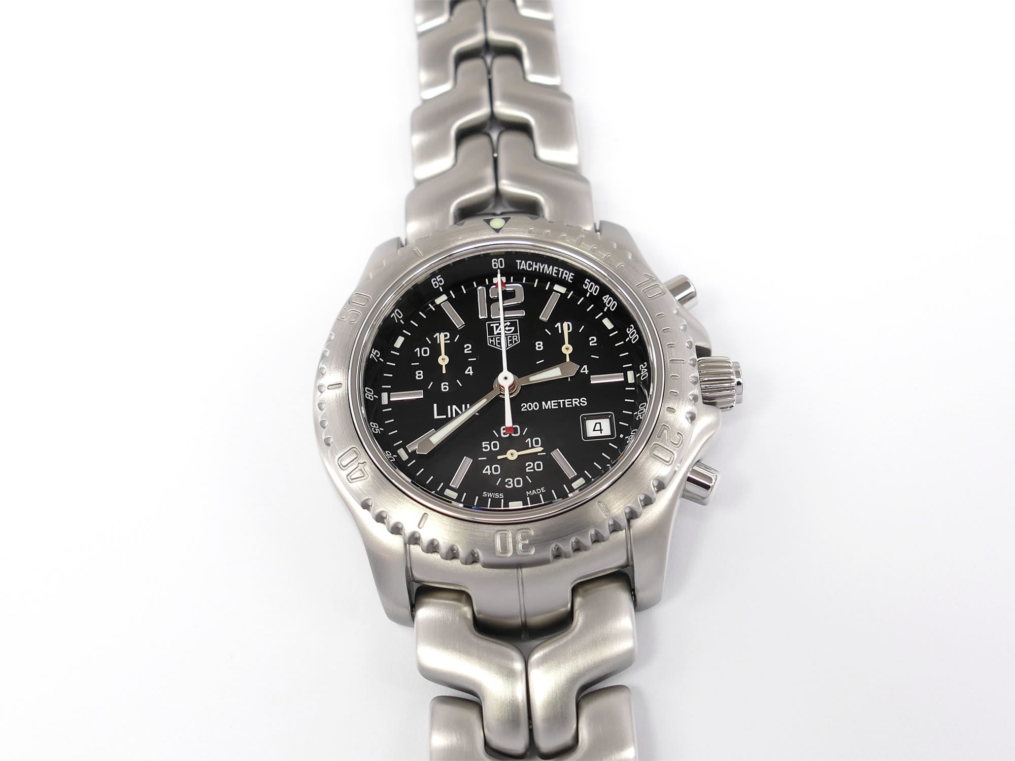 TAG Heuer Link Chronograph CT1111-0 Black Dial