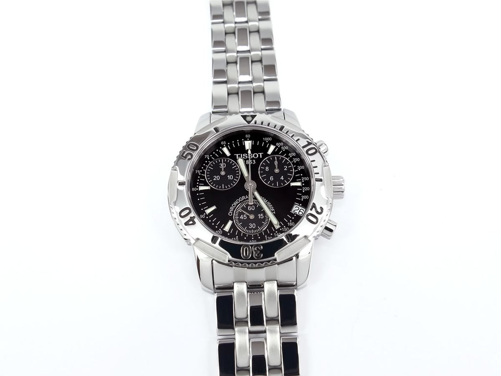 Tissot T-Sport PRS200 Chronograph Black Dial