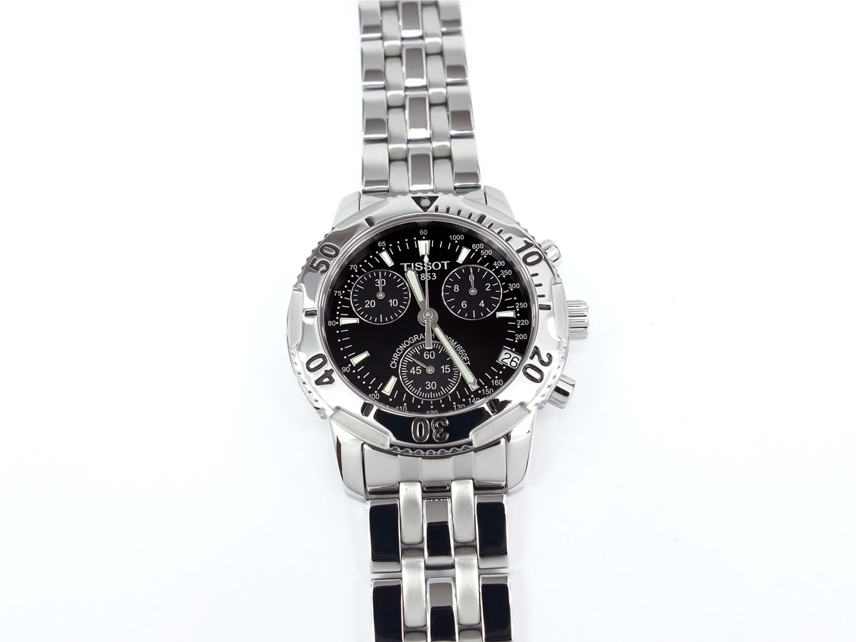 Tissot T-Sport PRS200 Chronograph Black Dial
