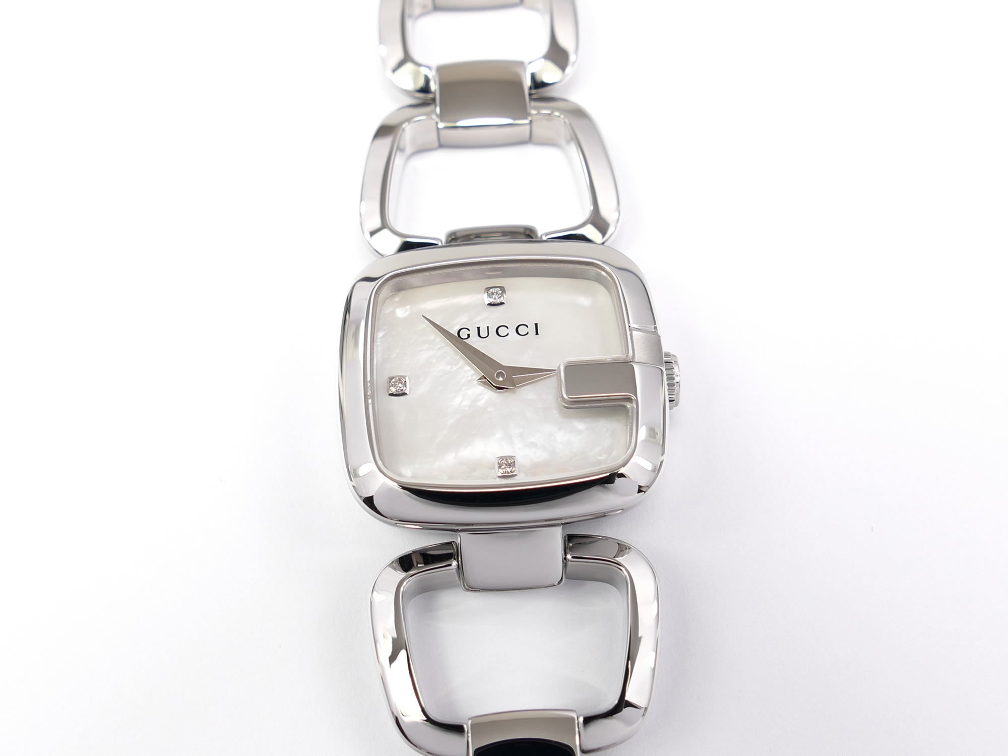 Gucci G 125.5 White Mother of Pearl