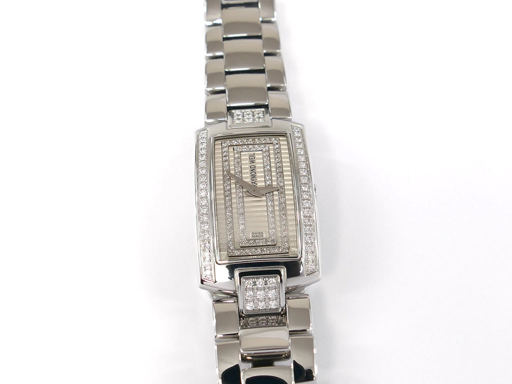 Raymond Weil Shine 1800 Silver Dial with 162 Diamonds