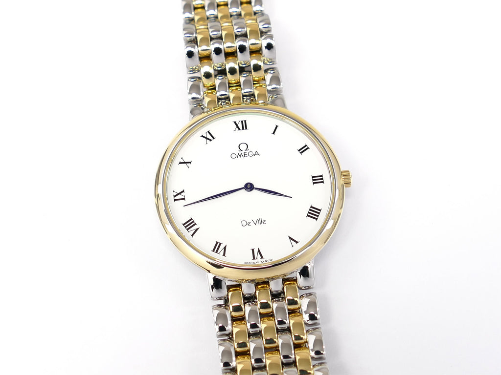 Omega De Ville 7200.23.00 White with 18k Solid Gold