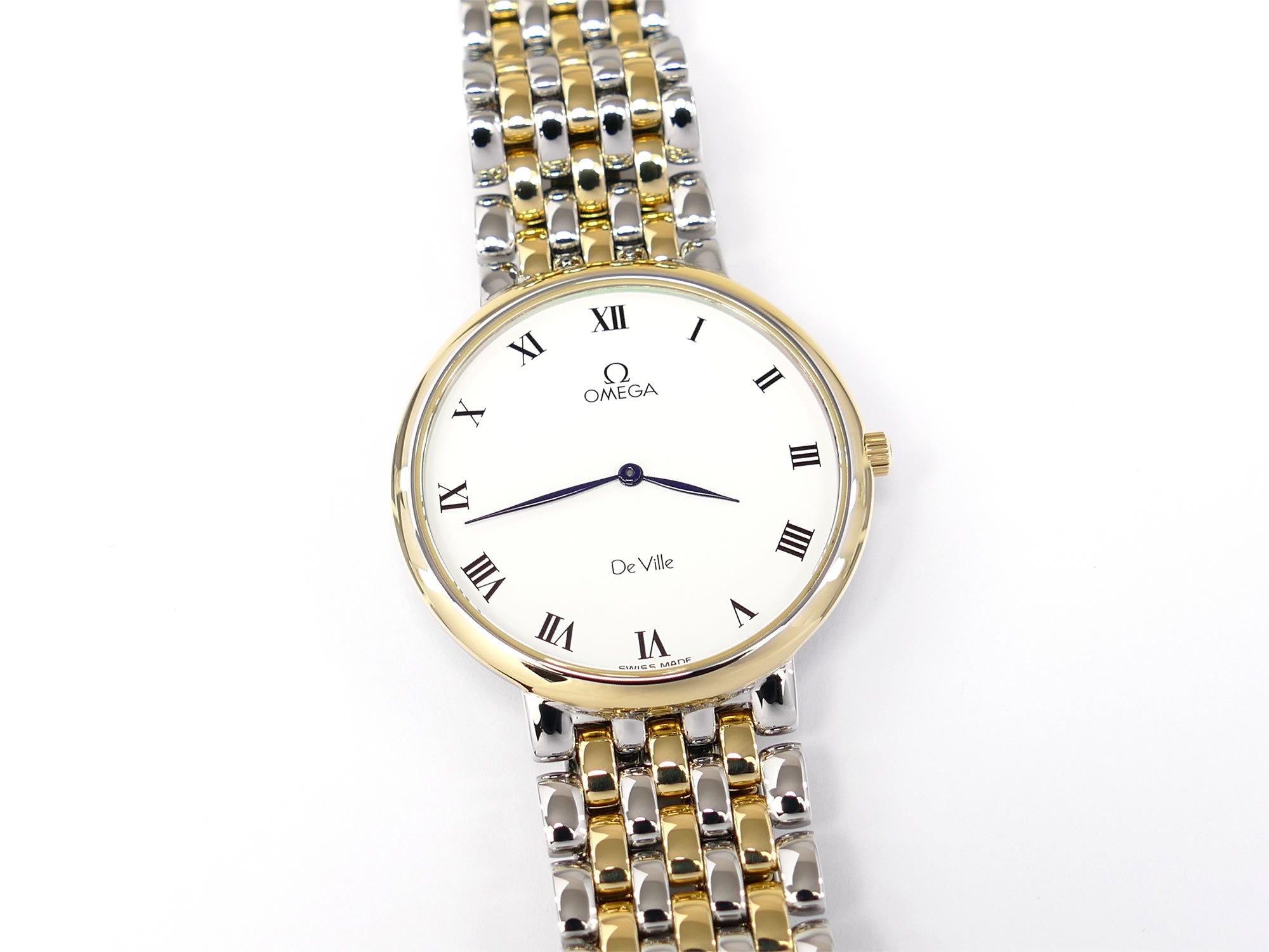 Omega De Ville 7200.23.00 White with 18k Solid Gold