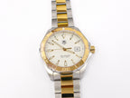 TAG Heuer Aquaracer WAY1120 Silver Dial with 18k Gold