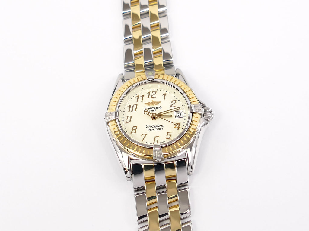 Breitling Callistino D52345 White Arabic Dial
