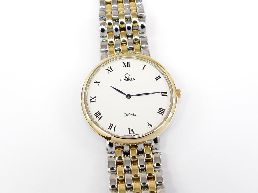 Omega De Ville 7200.23.00 White Roman Numeral Dial