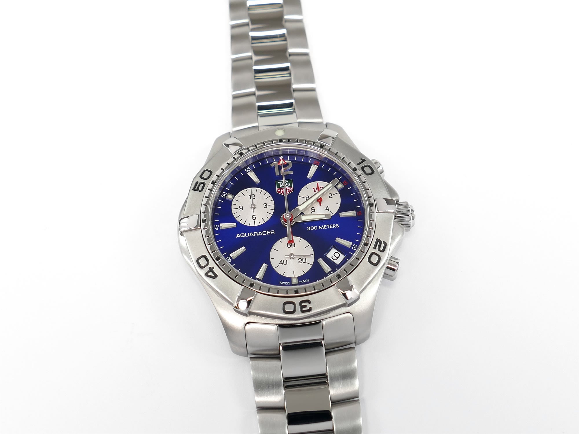 TAG Heuer Aquaracer CAF1112 Blue Chronograph