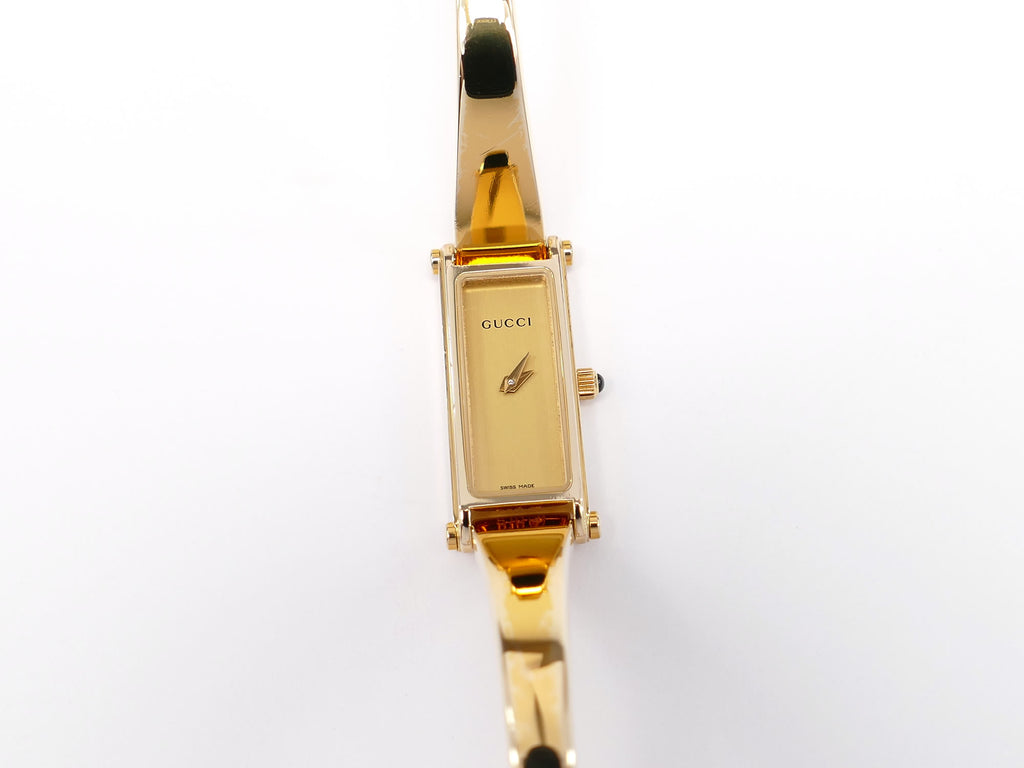 Gucci 1500L Champagne Dial 18k Gold Plated