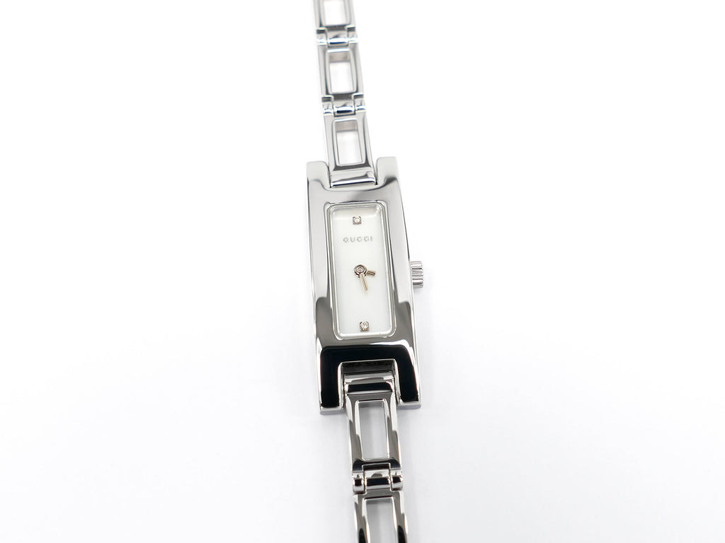 Gucci 3900L White Mother of Pearl Dial