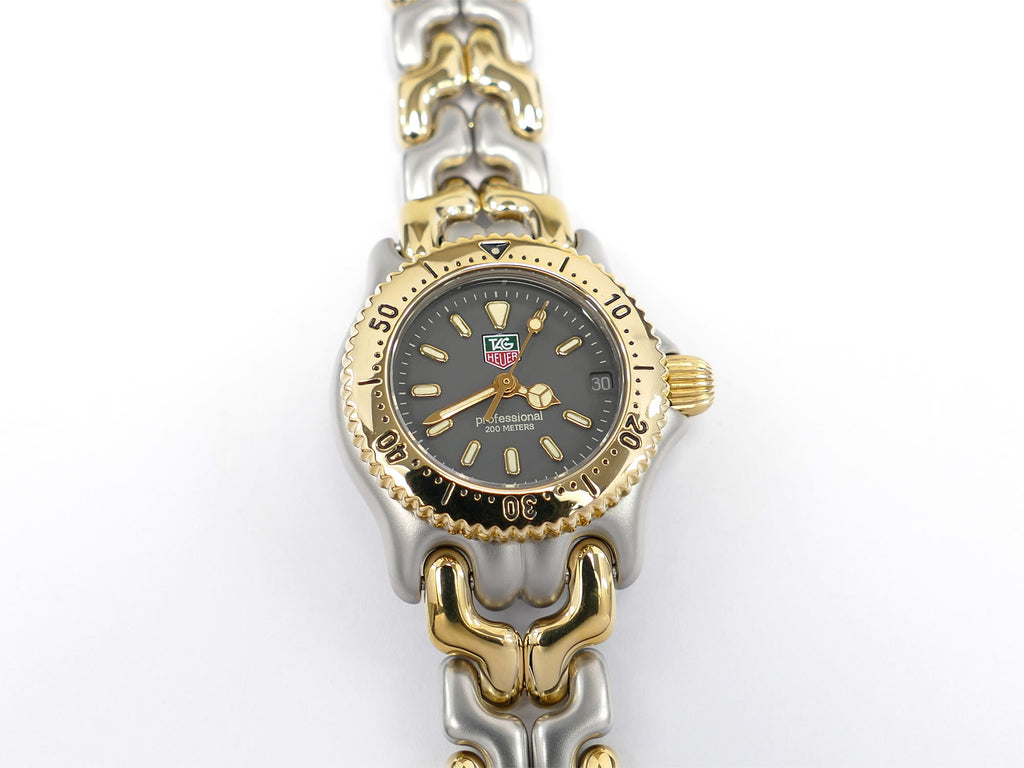 TAG Heuer SEL S95.208 Grey with 18k Gold
