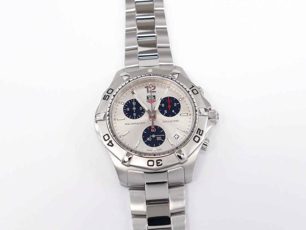 TAG Heuer Aquaracer CAF1111 Silver / Blue Dial