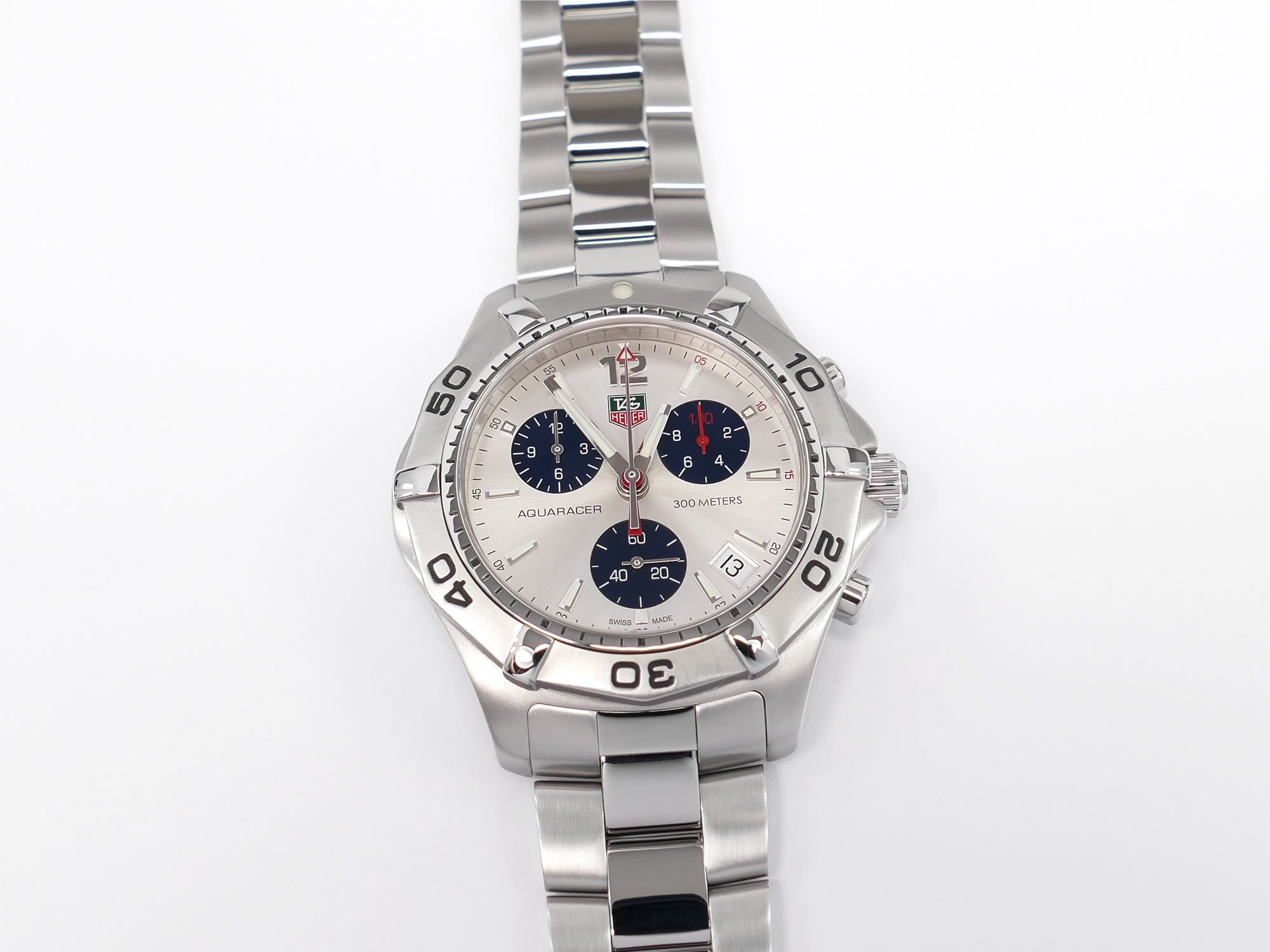 TAG Heuer Aquaracer CAF1111 Silver / Blue Dial