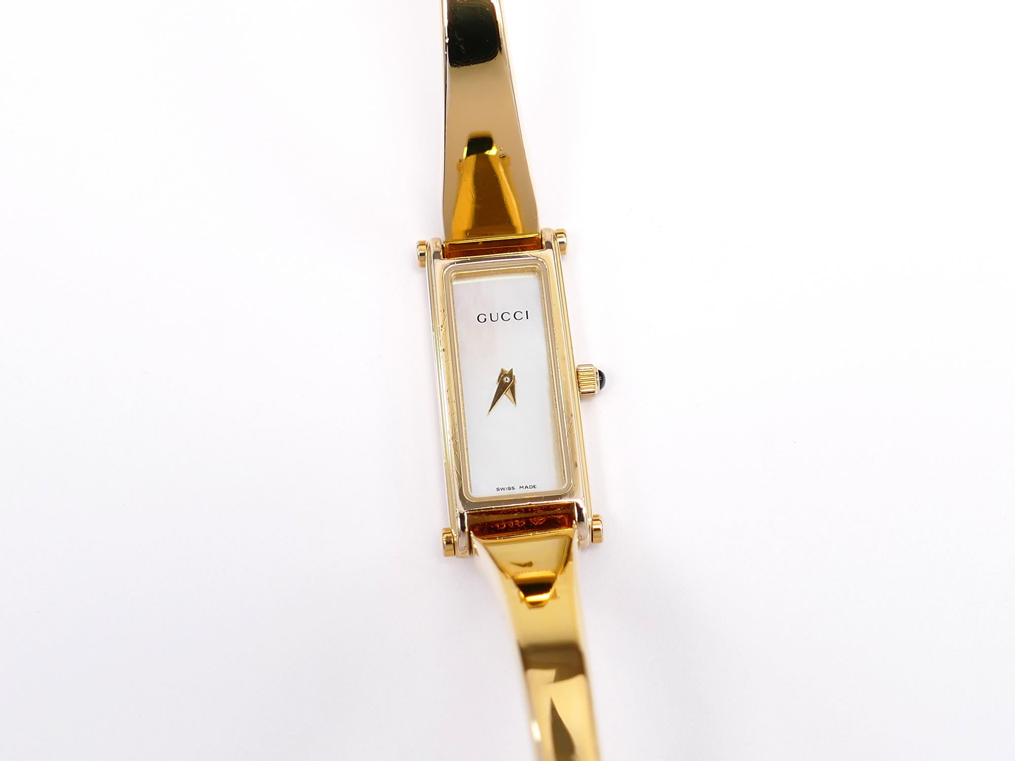 Gucci 1500L White Mother of Pearl Dial