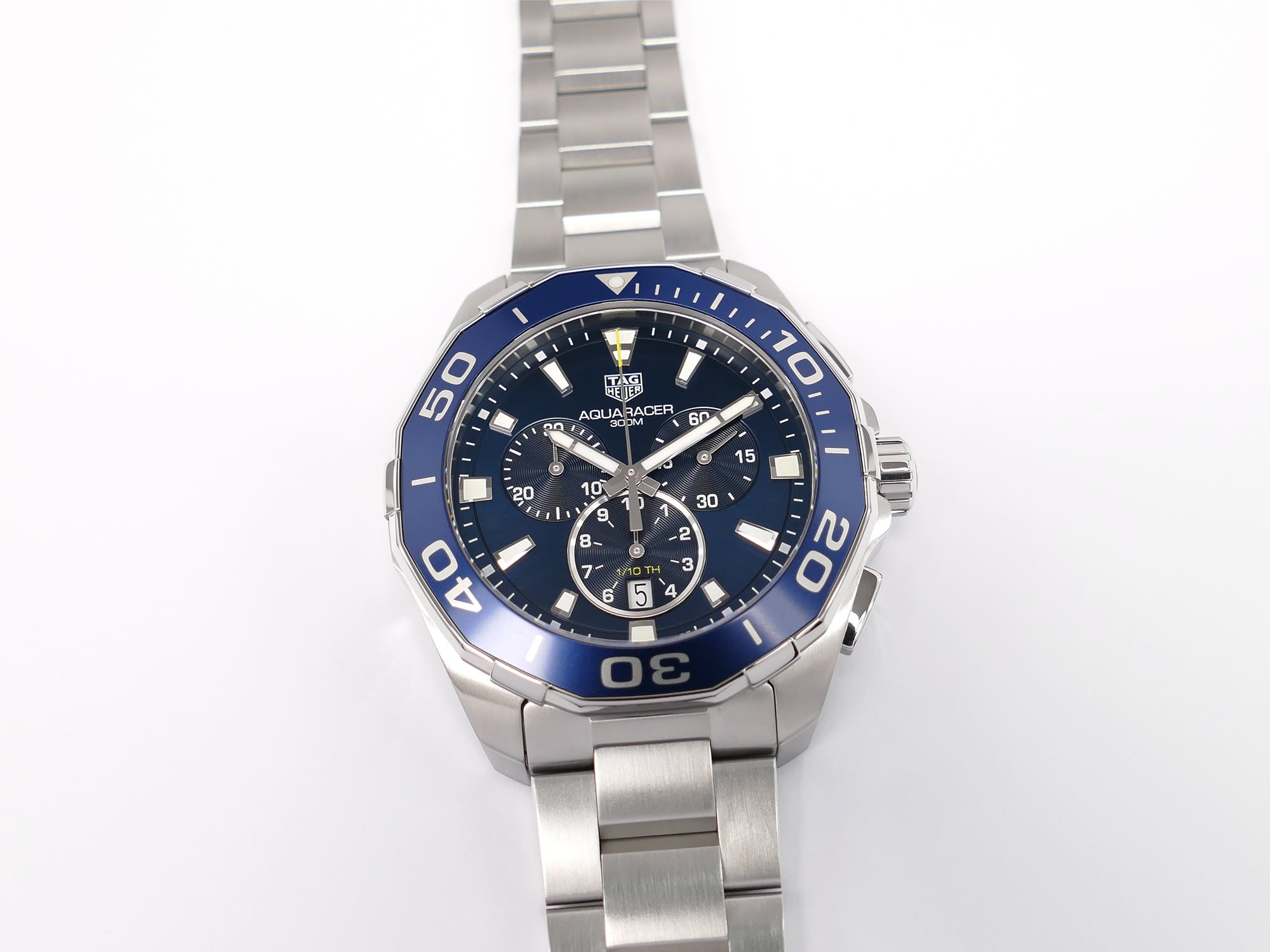 TAG Heuer Aquaracer CAY111B Blue Chronograph