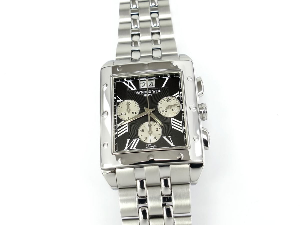 Raymond Weil Tango Chronograph Black Dial 4881-ST-00209