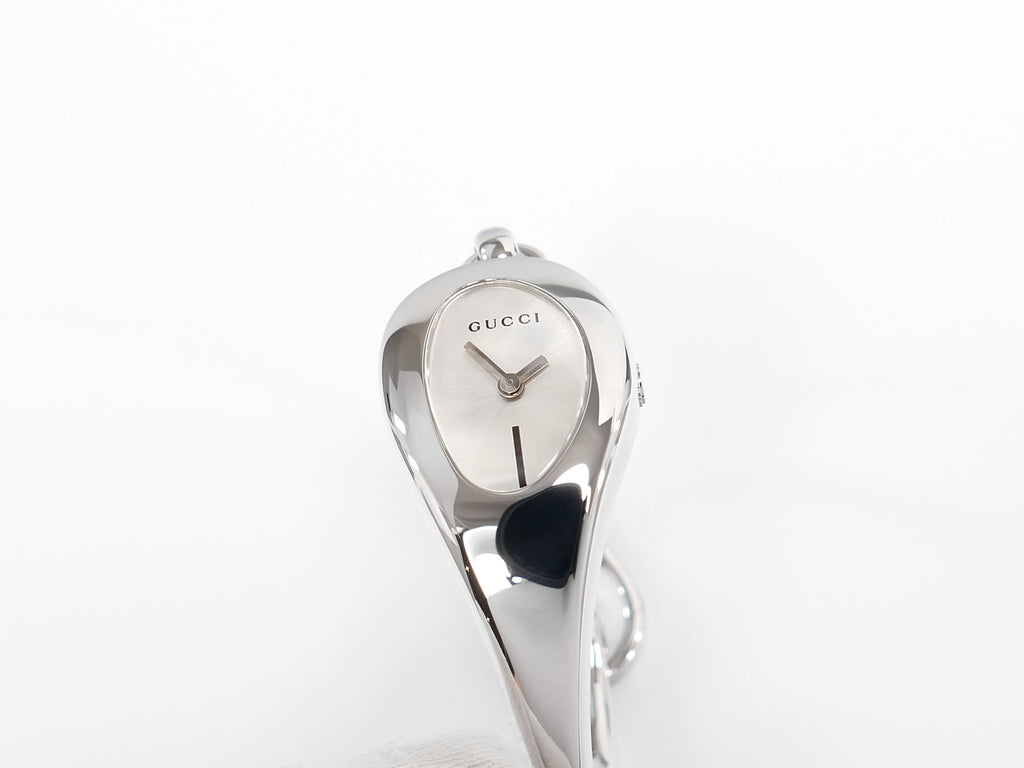 Gucci 103 Horsebit Silver Sunburst Dial