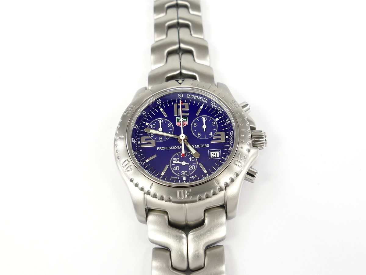 TAG Heuer Link Chronograph Blue Dial CT1110.BA0550