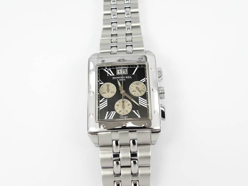 Raymond Weil Tango Chronograph Black Dial 4881-ST-00209