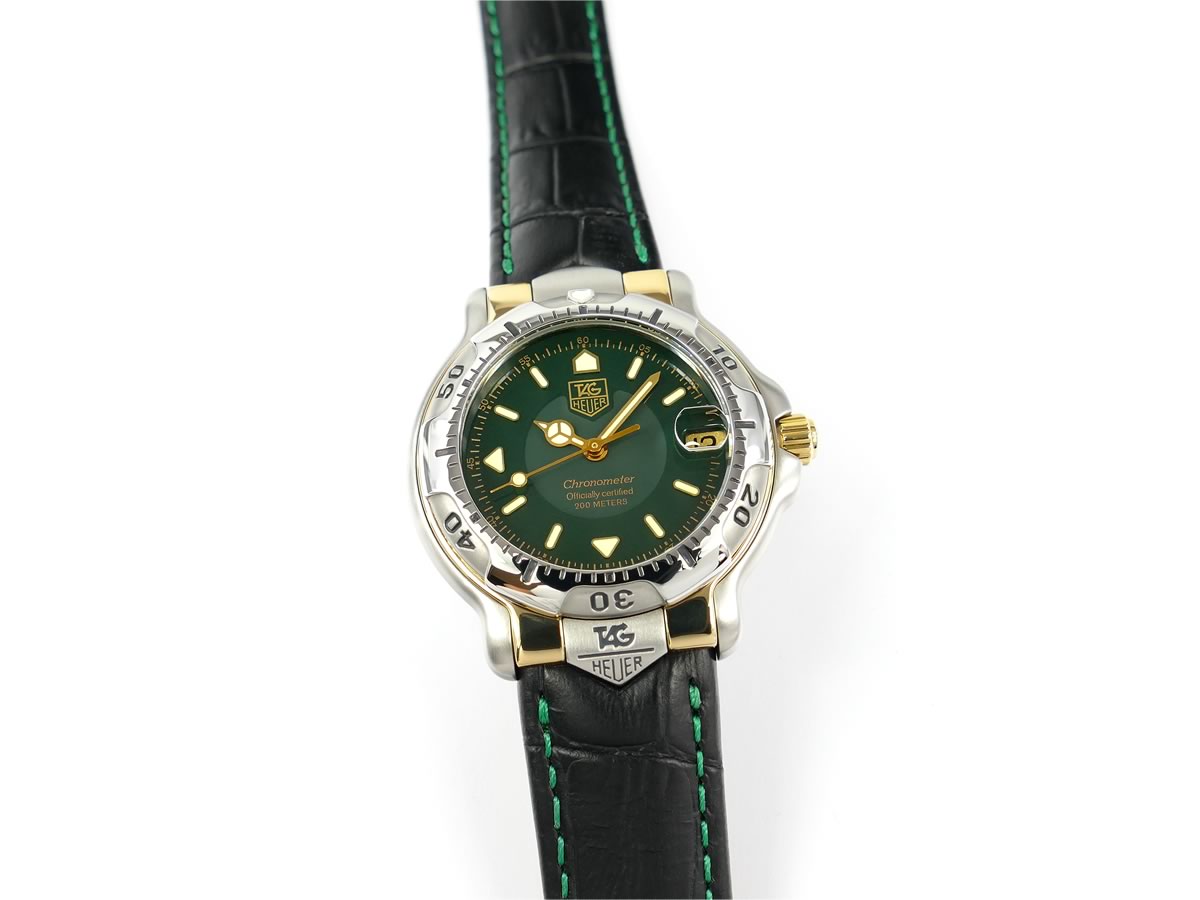 TAG Heuer 6000 Mid Size Green Chronometer WH5253