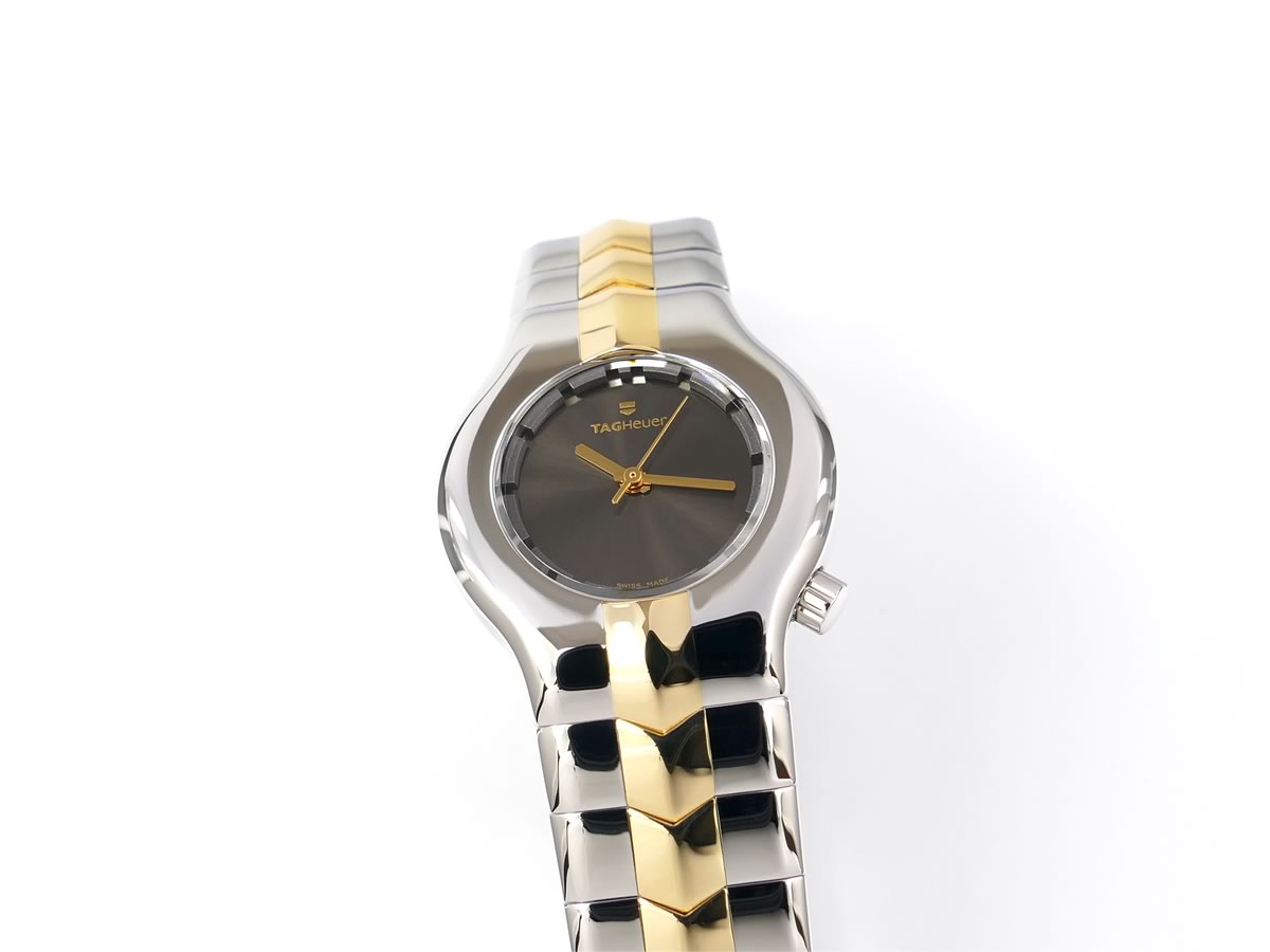 TAG Heuer Alter Ego Grey Dial WP1351 Sold 18k Gold & Stainless Steel Quartz