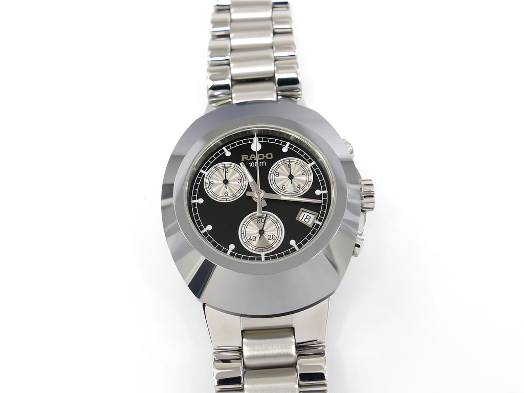 Rado Diastar Chronograph 541.0638.3 Black & Silver Dial