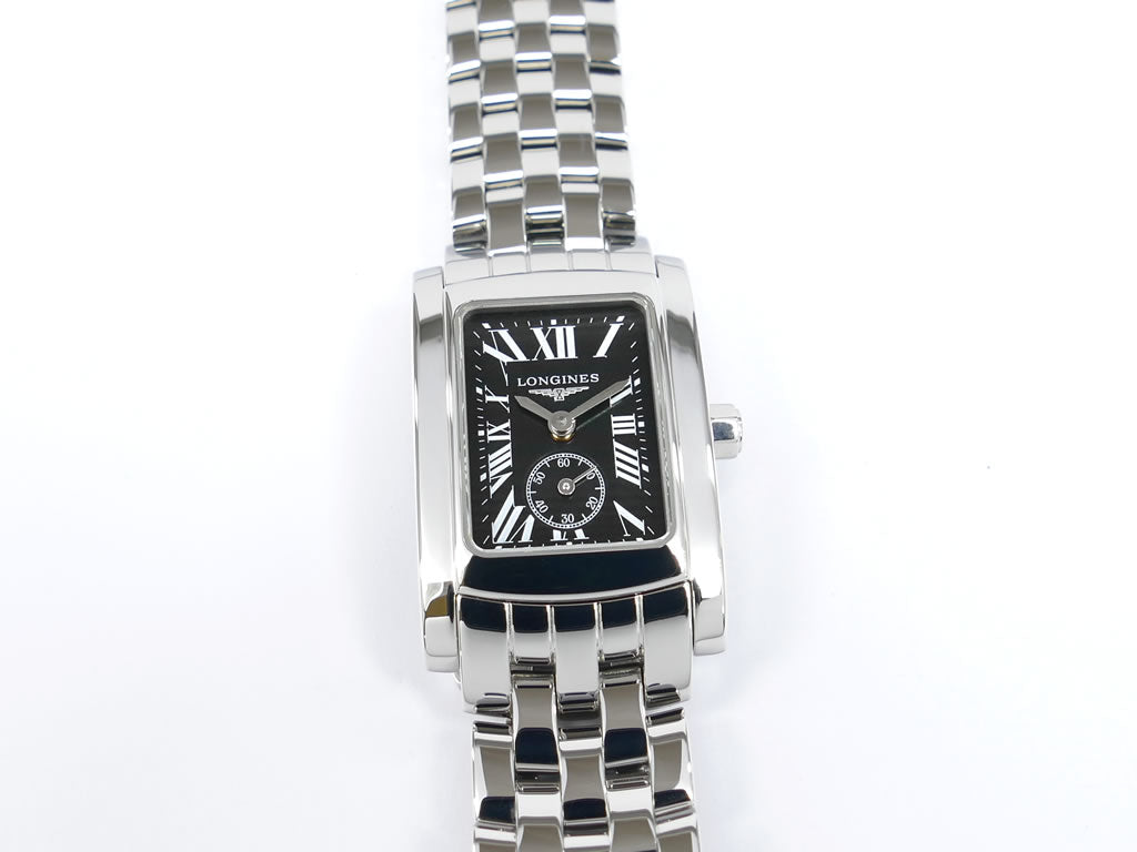 Longines DolceVita Black Dial L5.155.4.79.6 Roman Numeral Stainless Steel Quartz