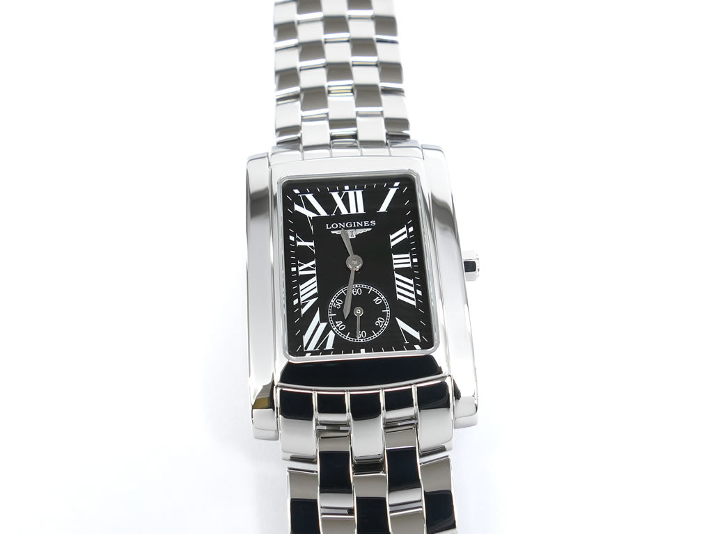 Longines DolceVita Black Dial L5.655.4.79.6 Roman Numeral Stainless Steel Quartz