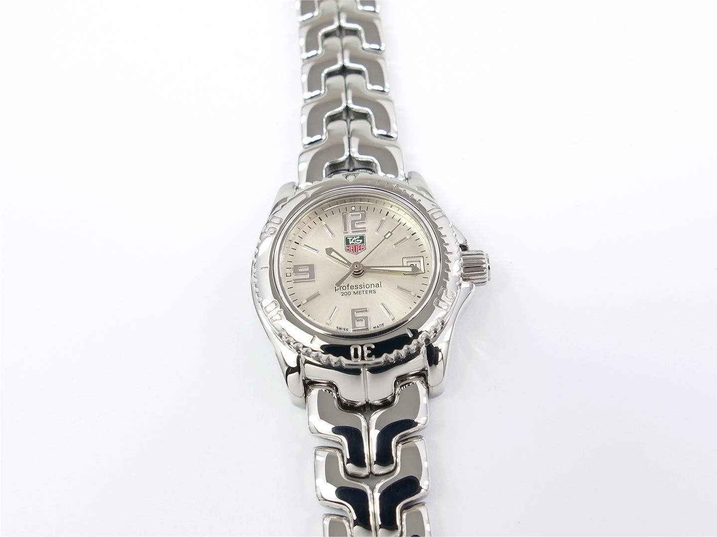 TAG Heuer Ladies' Mini Link WT1416.BA0561 Silver Sunburst Dial