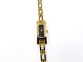 Gucci 3900 L Black Dial on 18k Gold Bracelet