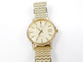 Omega Vintage Quartz Champagne Dial 18k Gold Plated