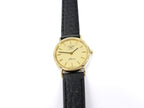 Longines Presence Champagne Crosshatch Dial 18k Gold Plated