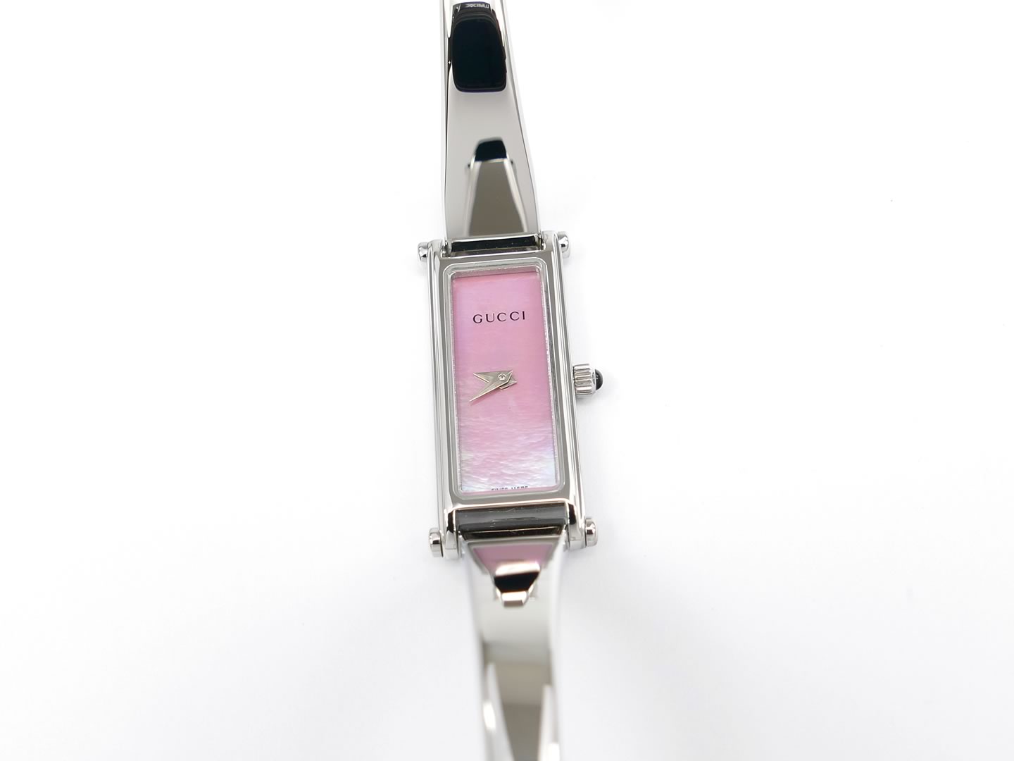 Gucci 1500 L Pink Mother of Pearl Dial 