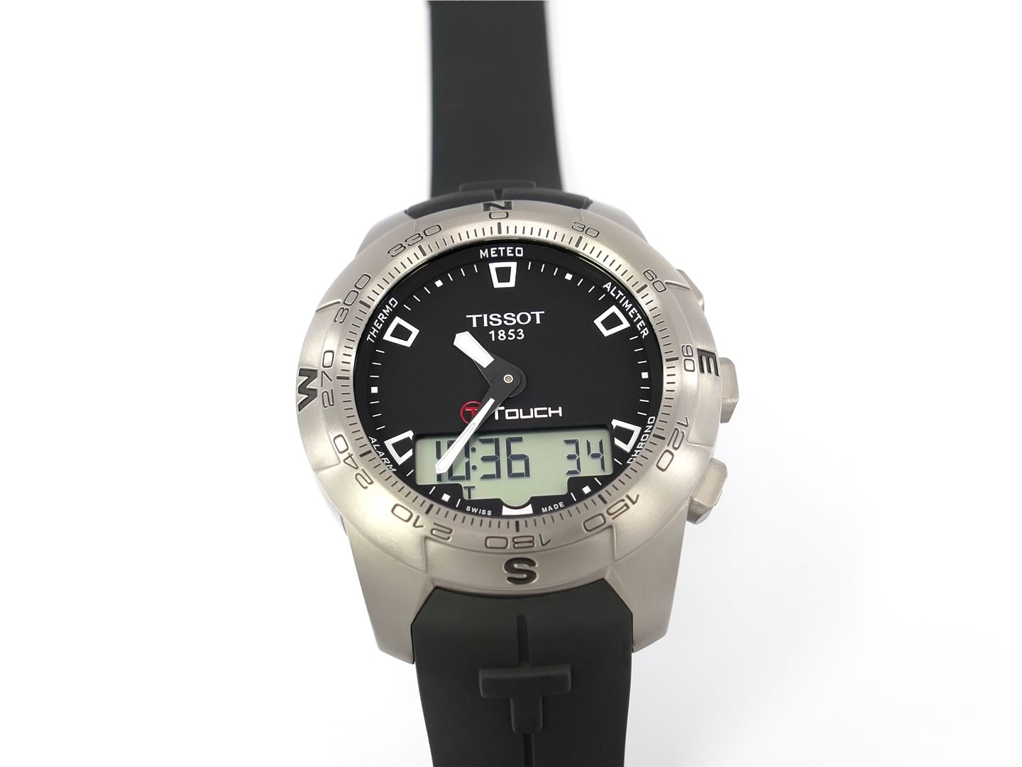 Tissot T-Touch II Black New Rubber Strap T047.420.17.051.00