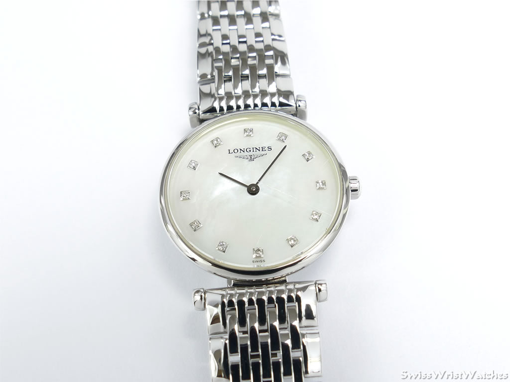 Longines La Grande Classique White Diamond Set Mother of Pearl L4.209.4.87.6
