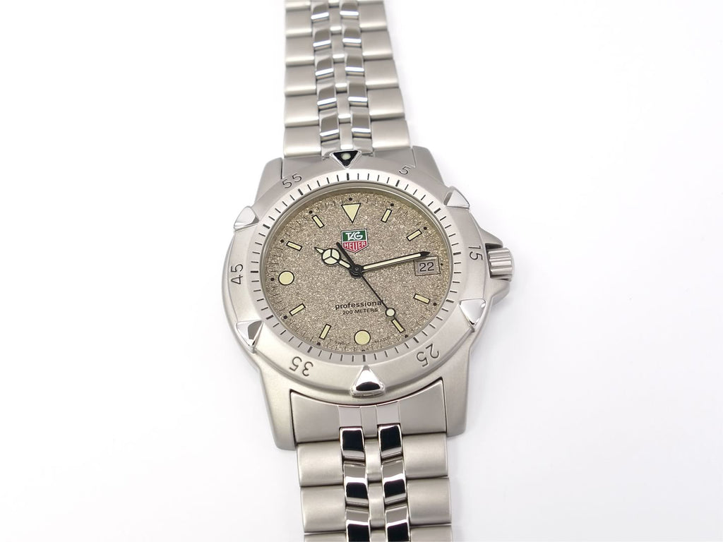 TAG Heuer 1500 Series Granite Dial 959.706G-20 Full Size 39mm Grey with Date