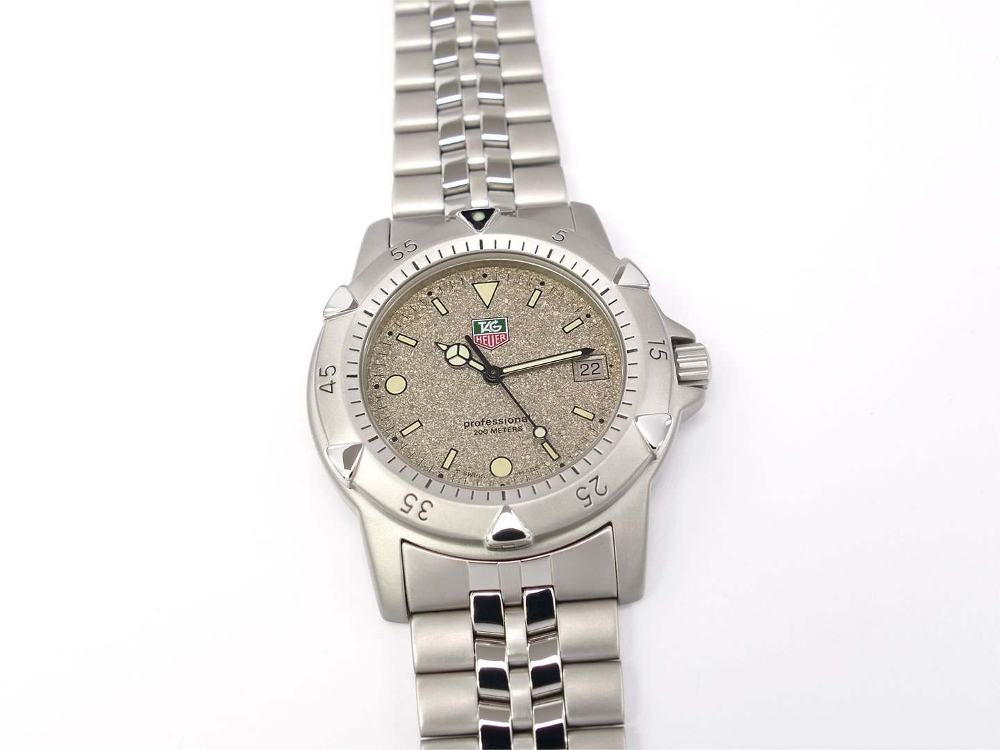 TAG Heuer 1500 Series Granite Dial 959.706G-20 Full Size 39mm Grey with Date