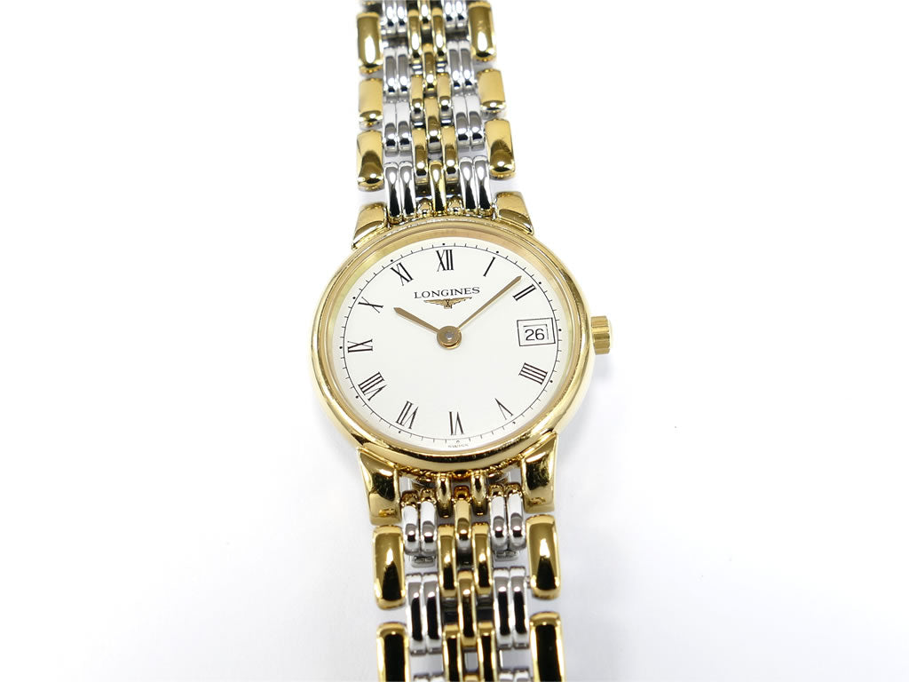 Longines La Grande Classique Presence White Stainless Steel & 18k Gold L5.132.2